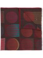 Kiton Printed Cashmere Scarf - Brown