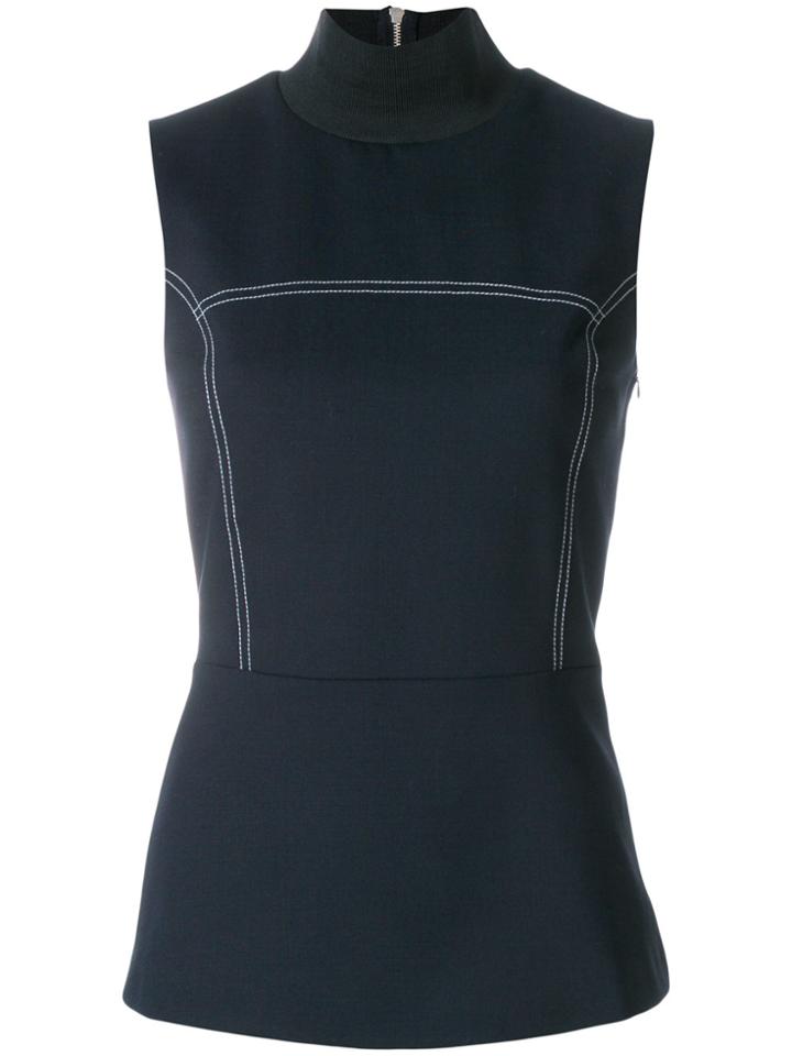 Wood Wood Fitted Turtle Neck Top - Black