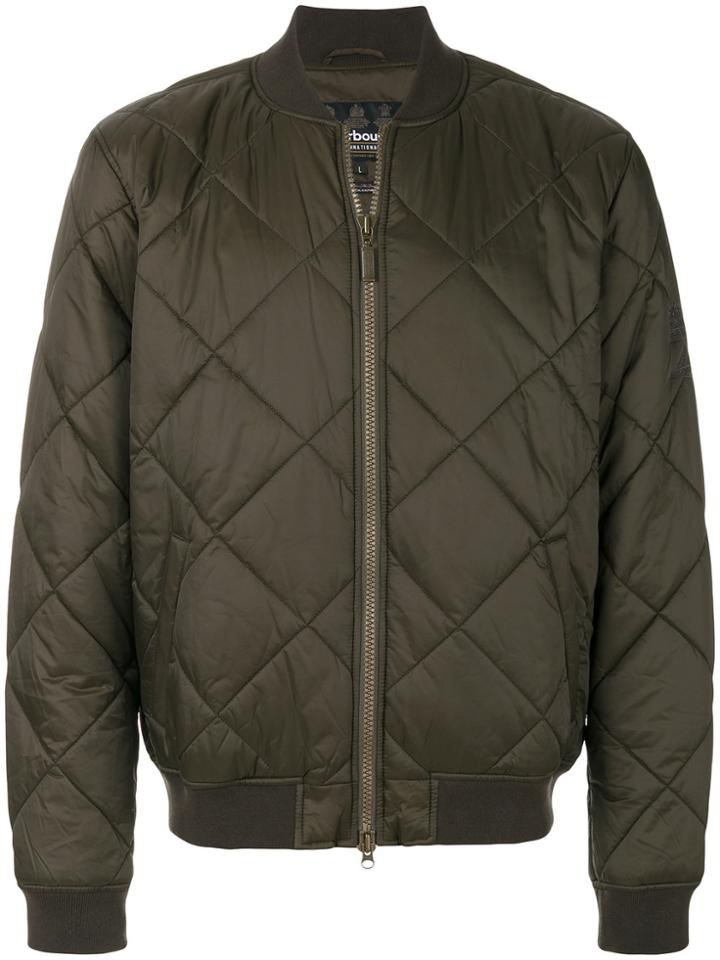 Barbour Quilted Bomber Jacket - Green