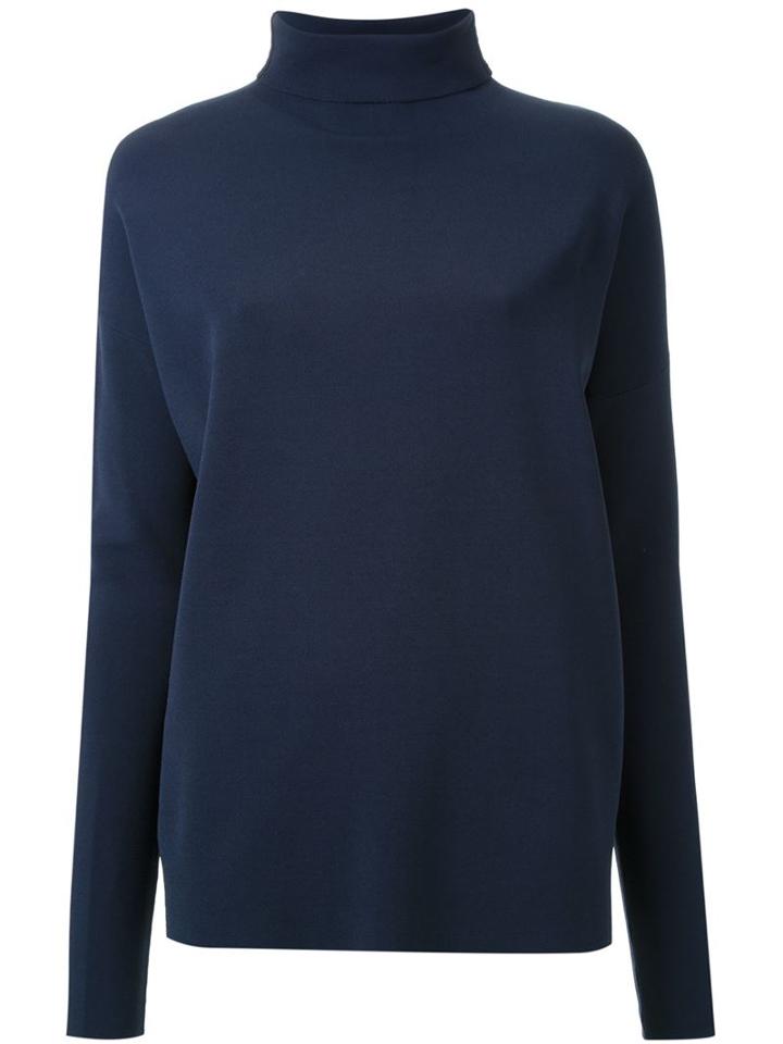 Scanlan Theodore Micro Crepe Roll Neck Sweater