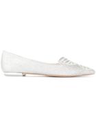 Sophia Webster Glitter Finish Ballerinas - Metallic
