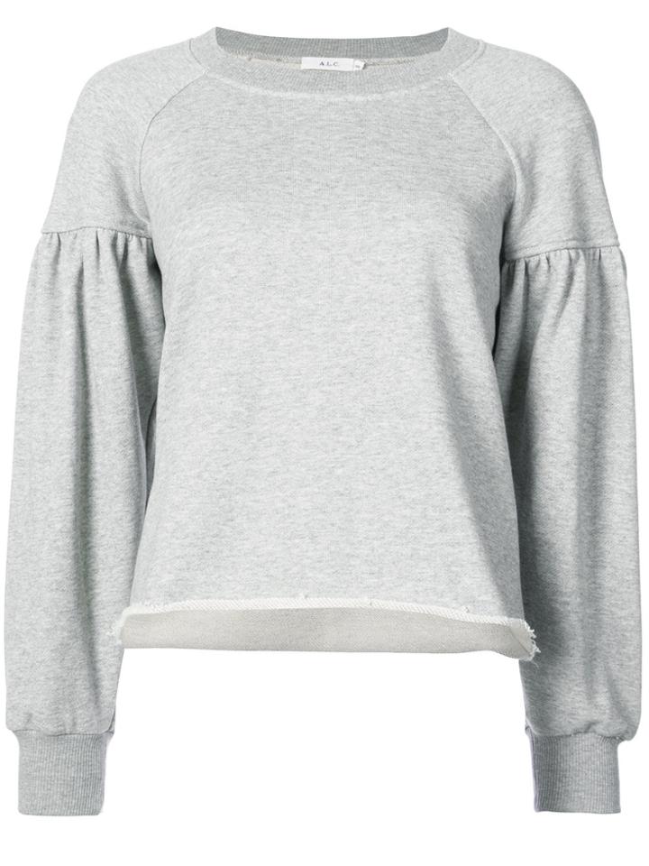 A.l.c. Rolled Hem Sweatshirt - Grey