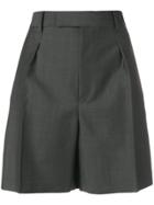 Junya Watanabe High Waist Flared Shorts - Grey
