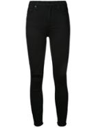 Nobody Denim Black Edge Cult Skinny Ankle, Women's, Size: 26, Cotton/elastodiene/polyester/modal