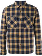 Neighborhood Checked Flannel Shirt, Men's, Size: Small, Yellow/orange, Cotton