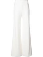 Marchesa Tailored Flared Trousers - White