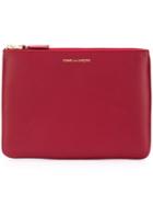 Comme Des Garçons Wallet Top Zip Wallet - Red