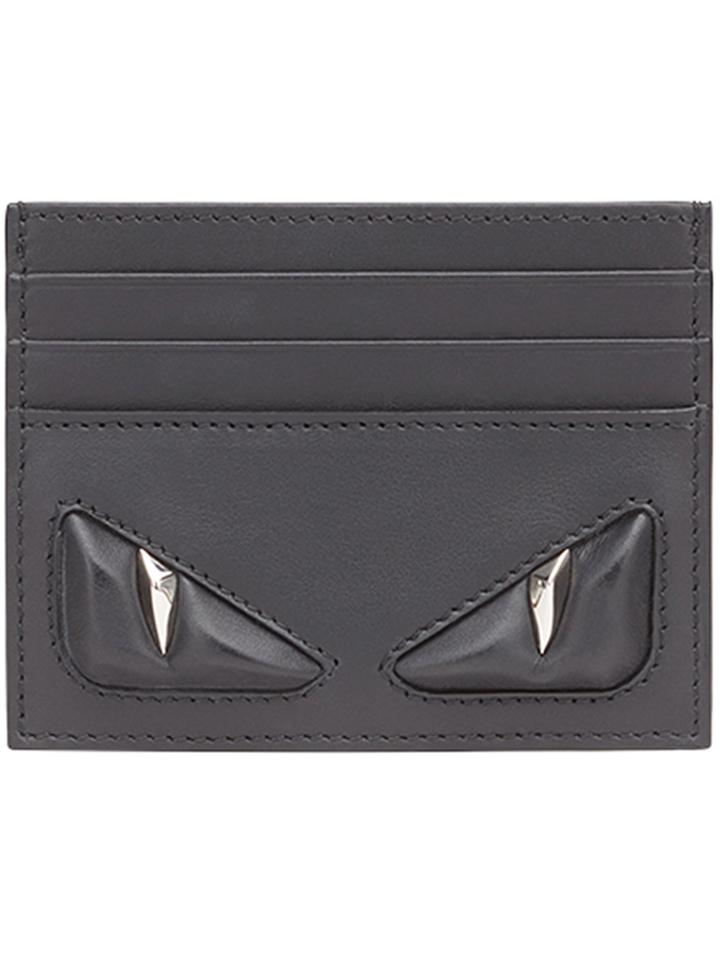 Fendi Bug Eyes Cardholder - Black