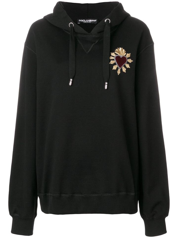 Dolce & Gabbana Sacred Heart Hoodie - Black