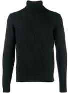 Barba Turtleneck Jumper - Black