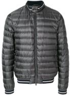 Herno Quilted Bomber Jacket - Grey