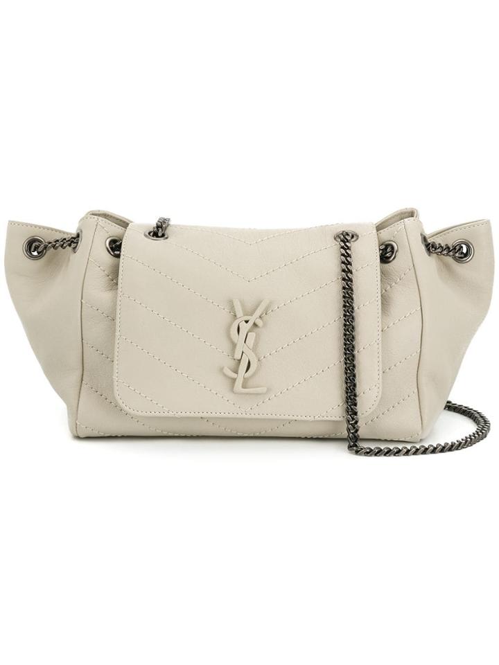 Saint Laurent Nolita Large Tote Bag - Neutrals