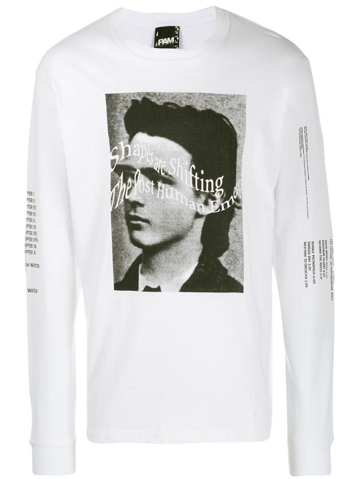 Perks And Mini Shapeshifting Print Top - White