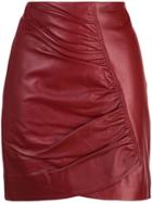 Robert Rodriguez Studio Taylor Ruched Short Skirt - Red