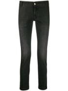 Entre Amis Slim-fit Low Faded Jeans - Black
