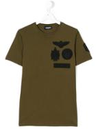 Dsquared2 Kids - Badges T-shirt - Kids - Cotton - 16 Yrs, Green