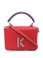 Kenzo Logo Cross Body Bag - Red
