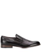 Pantanetti Round Toe Loafers - Brown