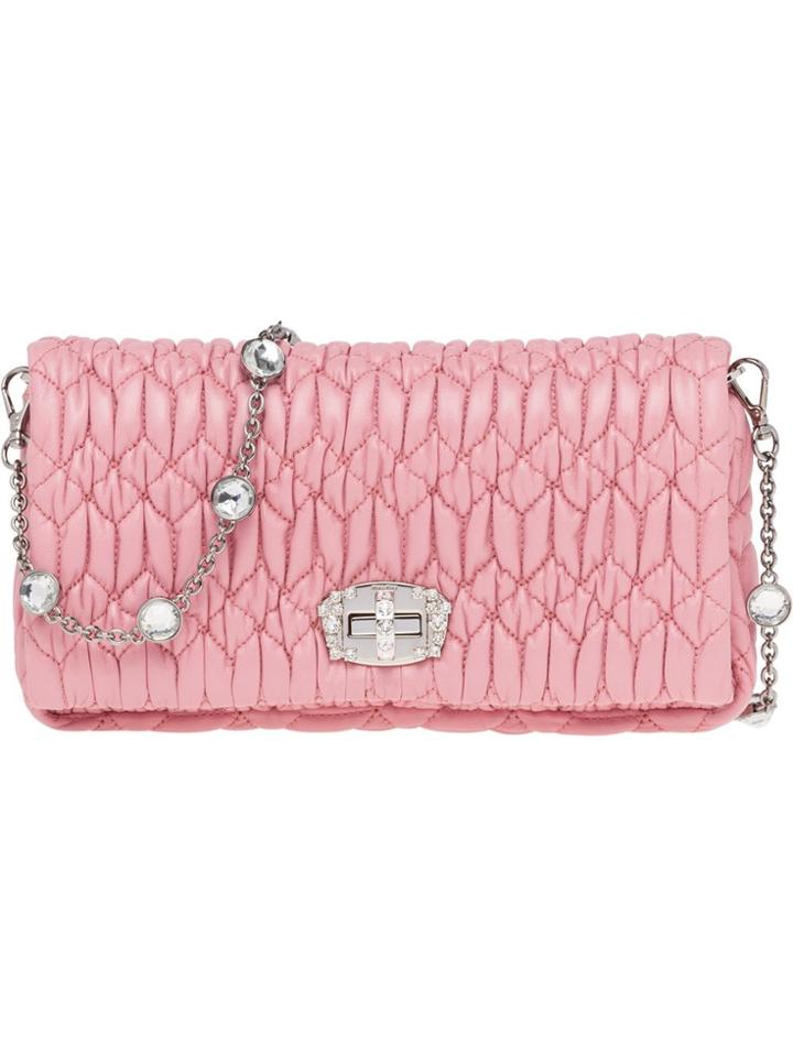 Miu Miu Iconic Crystal Bag - Pink