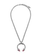 Eshvi Robot Chain Necklace, Women's, Metallic