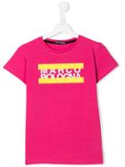 Marco Bologna Kids Teen Print Logo T-shirt - Pink