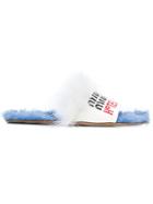Miu Miu Hotel Regina Slides - White