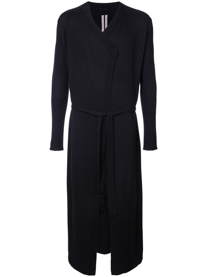 Rick Owens Forever Bathrobe Cardigan - Black