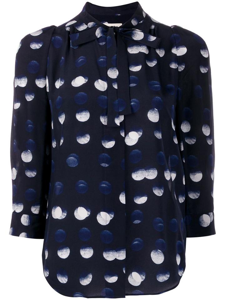 Zadig & Voltaire Touch Dot Print Shirt - Blue
