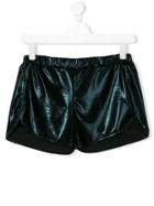 Andorine Glossy Running Shorts - Black
