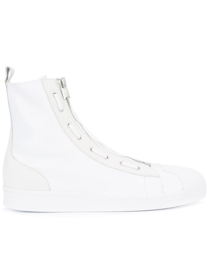 Y-3 Pro Zip Sneakers - White