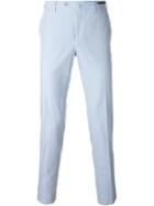 Pt01 Front Pleat Trousers, Men's, Size: 50, Blue, Cotton