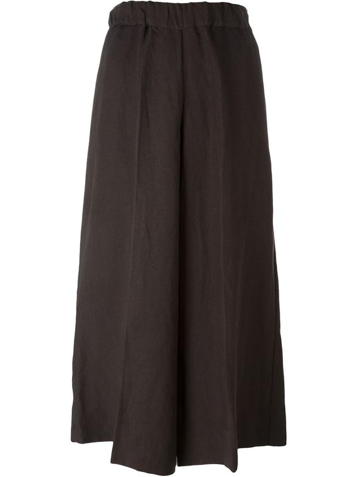 Antonio Marras Cropped Trousers, Women's, Size: 2, Brown, Viscose/lyocell/linen/flax