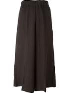 Antonio Marras Cropped Trousers, Women's, Size: 2, Brown, Viscose/lyocell/linen/flax