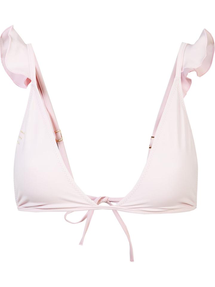 Anine Bing - Rose Bikini Top - Women - Elastodiene/polyamide - S, Pink/purple, Elastodiene/polyamide
