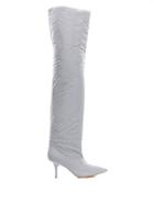 Yeezy Reflective Knee-high Boots - Grey
