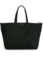 Emporio Armani Large Atene Reversible Tote, Women's, Black, Polyamide/polyurethane