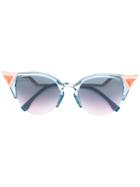 Fendi Eyewear Iridia Sunglasses - Blue