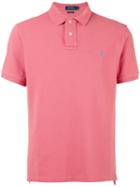 Polo Ralph Lauren Logo Embroidered Polo Shirt, Men's, Size: Xxl, Pink/purple, Cotton