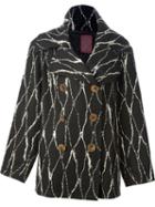 John Galliano Vintage Double Breasted Coat, Women's, Size: 46, Black