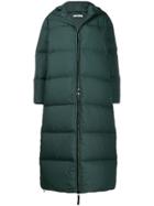 Katharine Hamnett London Claude Long Puffer Coat - Green