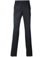 Saint Laurent - Straight-leg Trousers - Men - Cotton/viscose/wool - 48, Grey, Cotton/viscose/wool