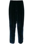 Incotex Tied Tapered Trousers - Blue