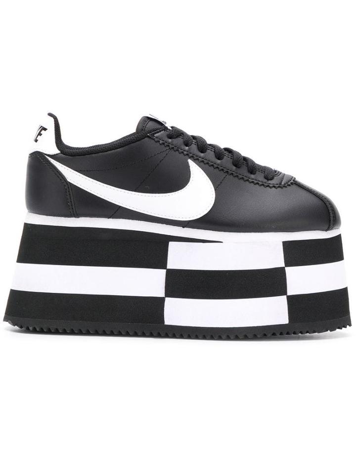 Comme Des Garçons Comme Des Garcons X Nike Platform Sneakers - Black