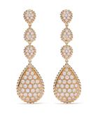 Boucheron 18kt Yellow Gold Serpent Bohème Diamond Pendant Earrings -