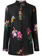 Etro Floral Print Shirt, Women's, Size: 48, Black, Silk