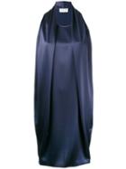Gianluca Capannolo Sleeveless Dress, Women's, Size: 46, Blue, Polyethylene/triacetate