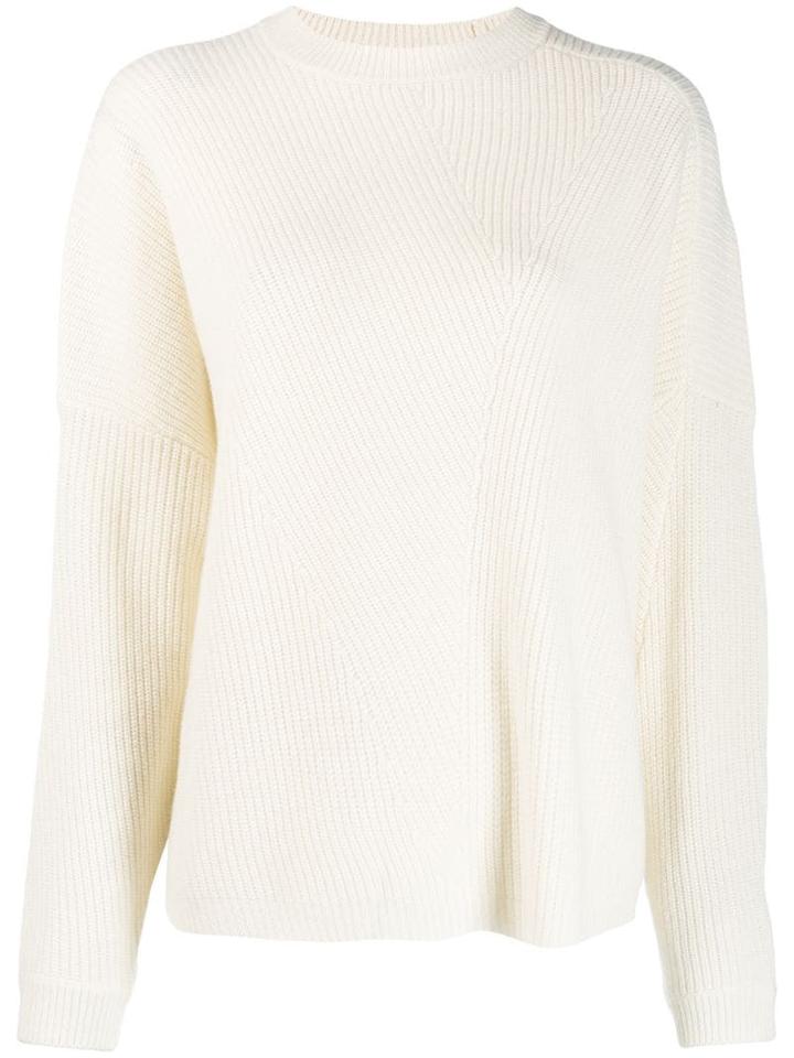 Lala Berlin Ribbed Knit Sweater - White