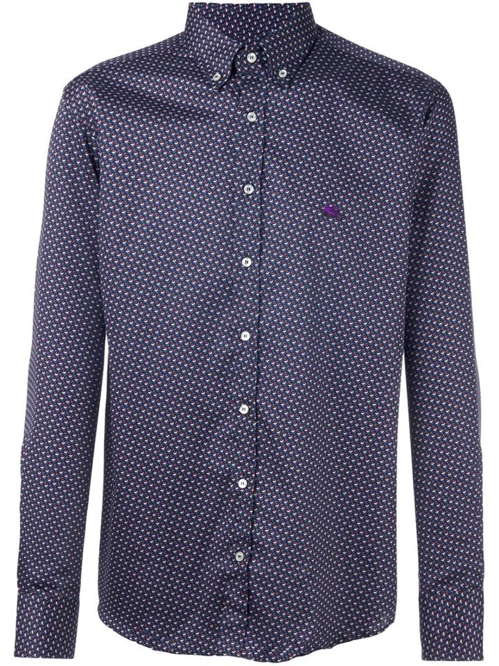 Etro 'andy' Shirt, Men's, Size: 39, Pink/purple, Cotton