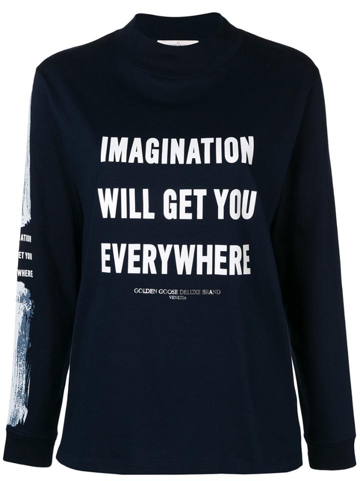 Golden Goose Deluxe Brand Imagination Jumper - Blue