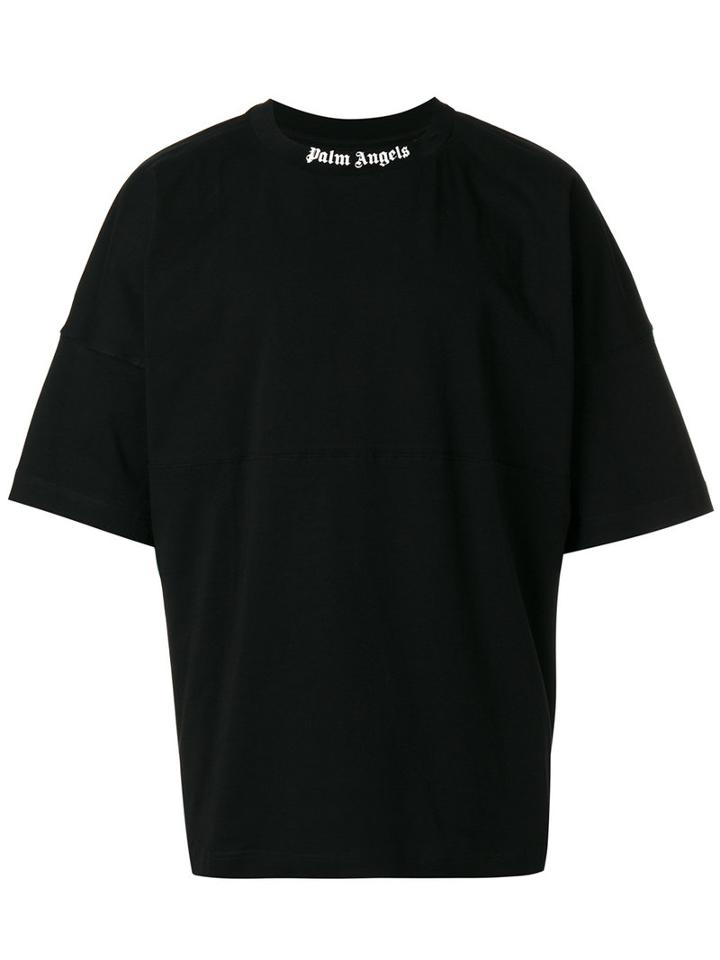 Palm Angels - Rear Print T-shirt - Men - Cotton - Xl, Black, Cotton